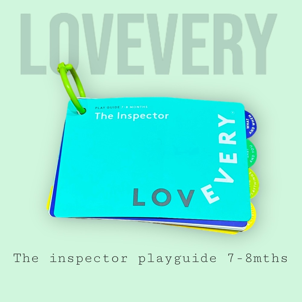 LOVEVERY Inspector play-guide 7-8mth